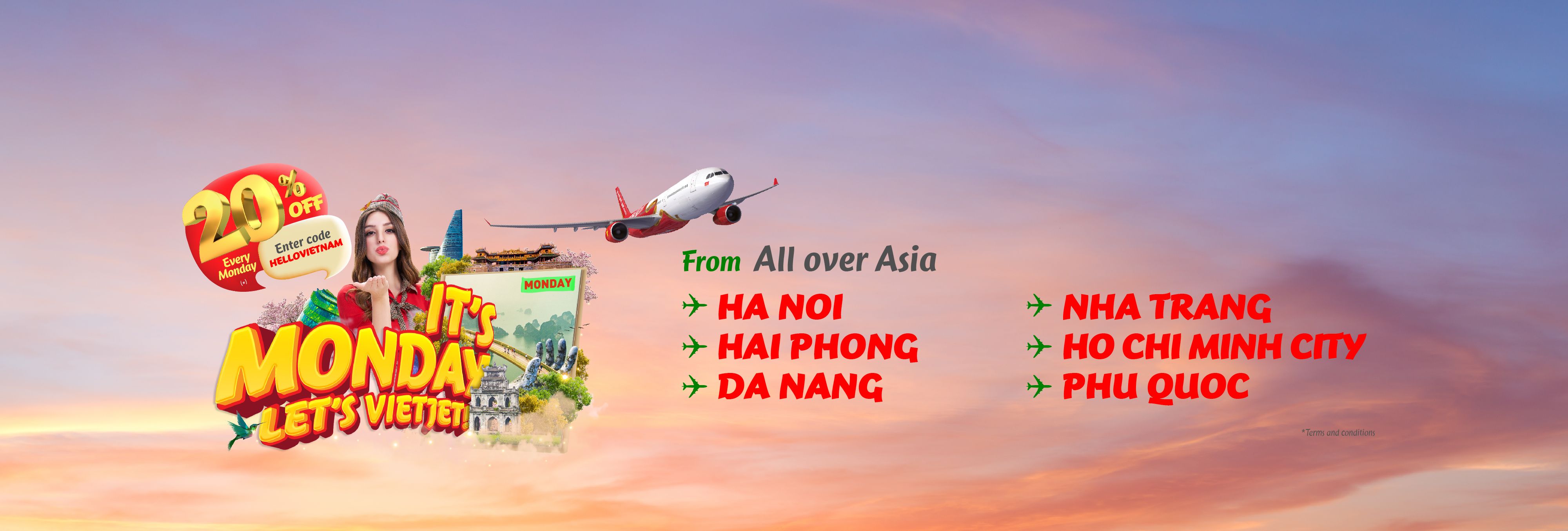 It's monday, let's vietjet